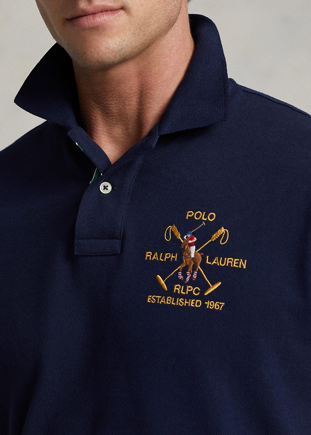RALPH LAUREN MESH POLO SHIRT CUSTOM SLIM FIT