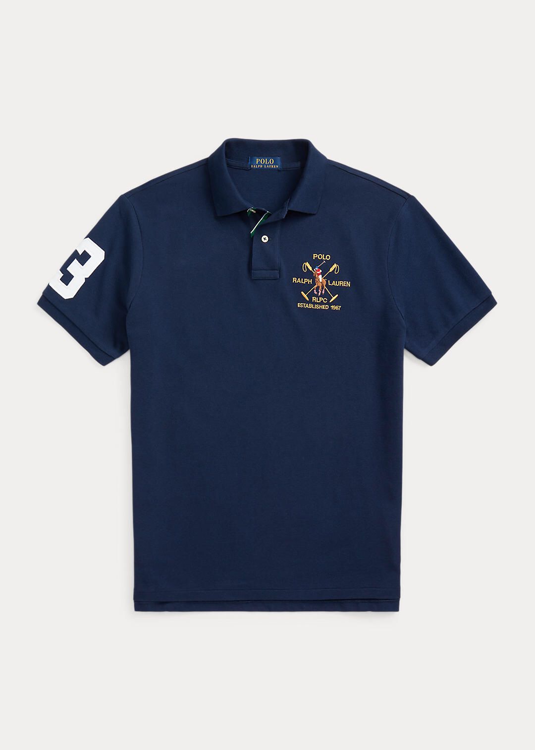 RALPH LAUREN MESH POLO SHIRT CUSTOM SLIM FIT