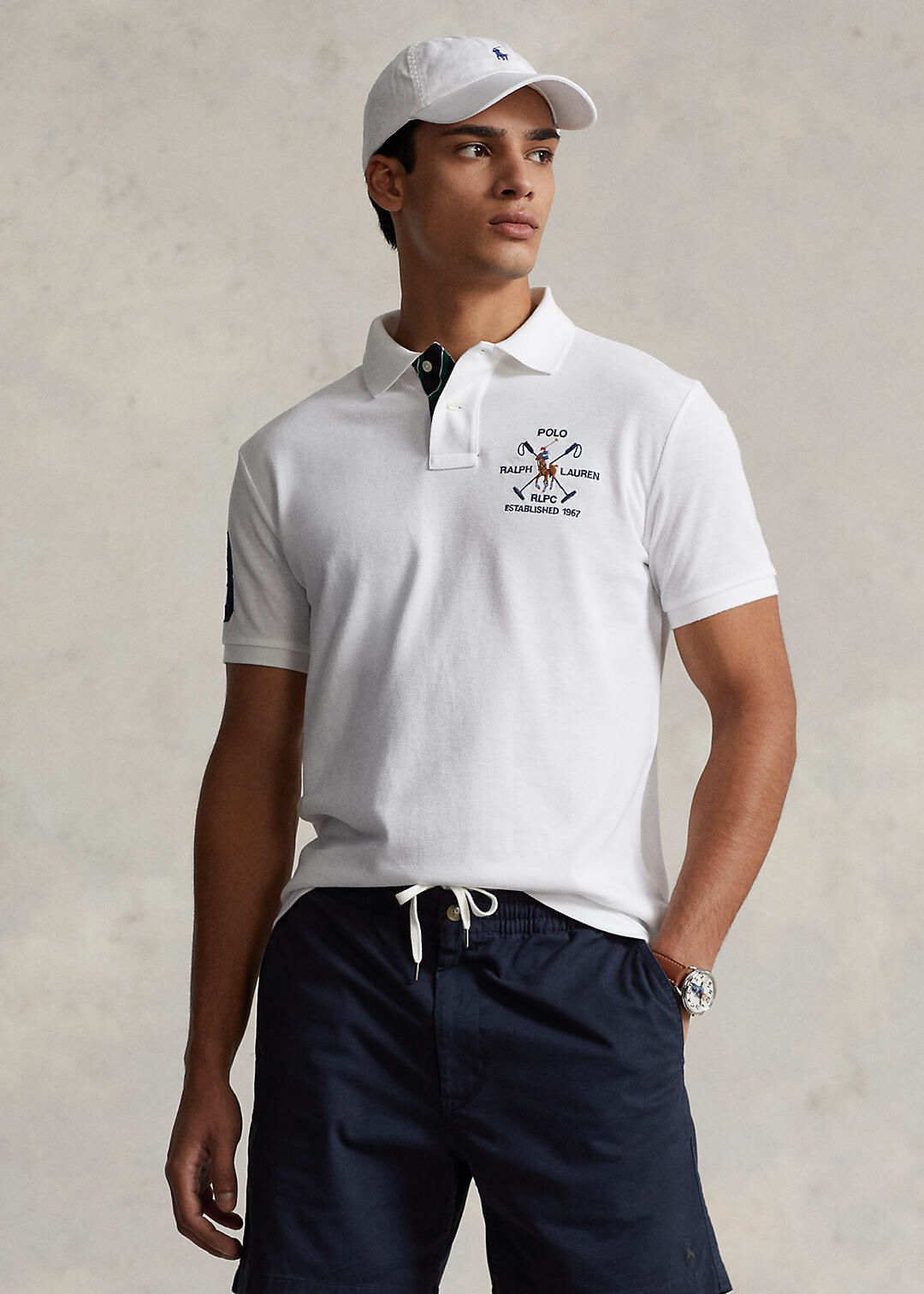 RALPH LAUREN MESH POLO SHIRT CUSTOM SLIM FIT