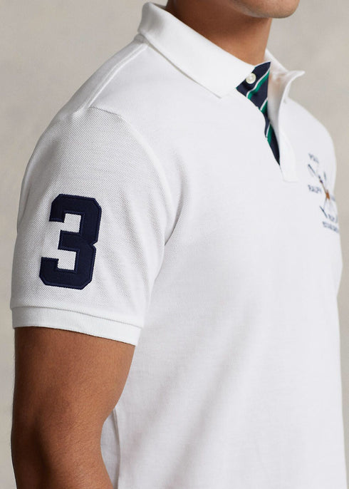 RALPH LAUREN MESH POLO SHIRT CUSTOM SLIM FIT