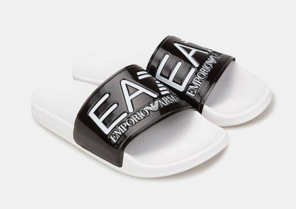 EMPORIO ARMANI Sliders with oversized logo