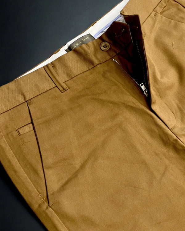 Zara Cotton Chino Carrot Fit