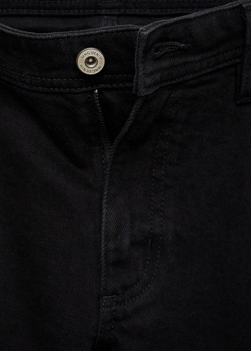 MANGO Slim Black Denim