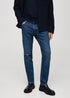 MANGO Slim Blue Denim