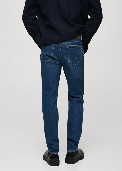 MANGO Slim Blue Denim