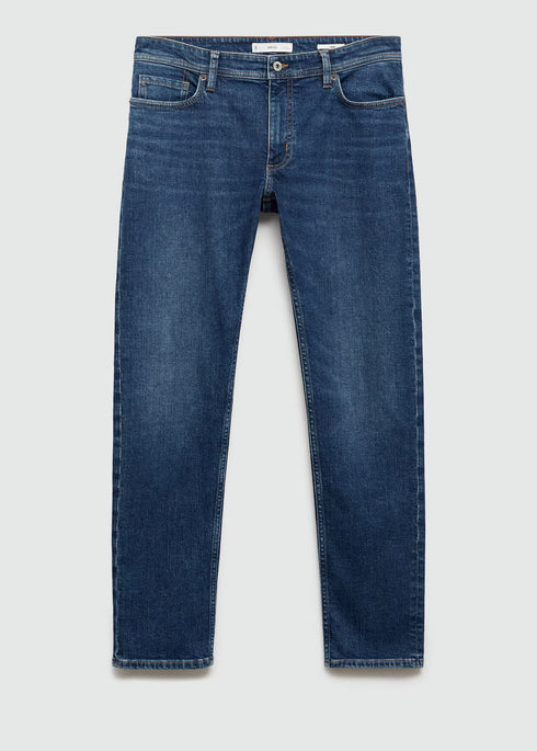 MANGO Slim Blue Denim