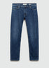 MANGO Slim Blue Denim