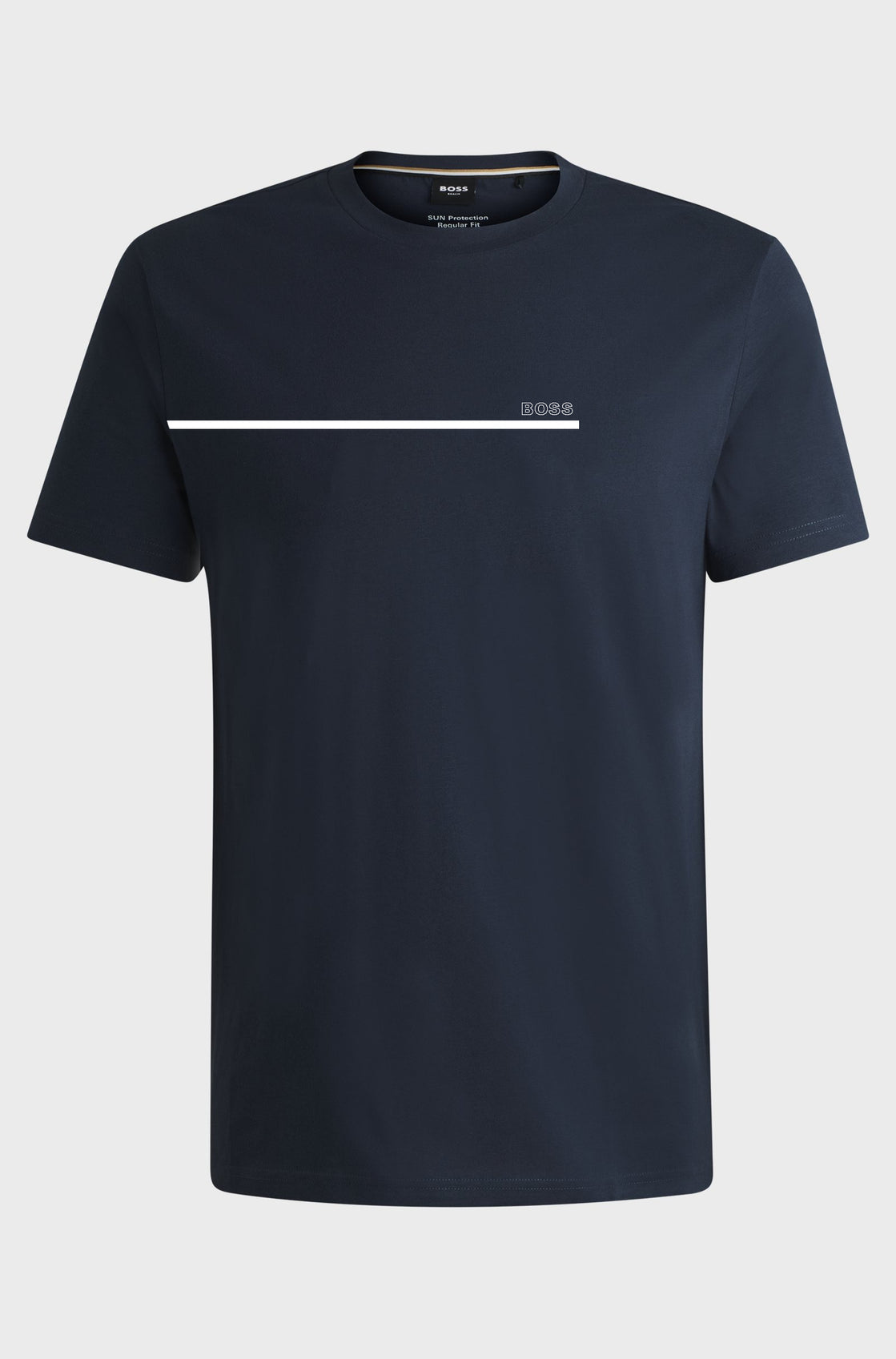Boss Urban Logo T.Shirt Navy