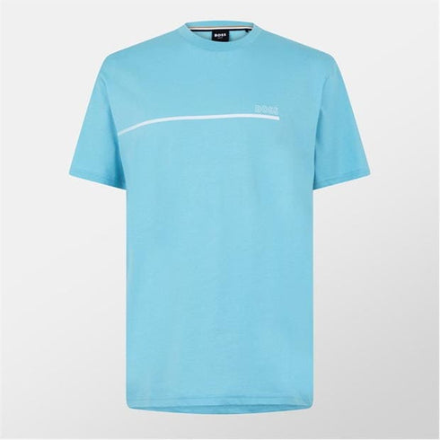 Boss Urban Logo T-Shirt Sky Blue