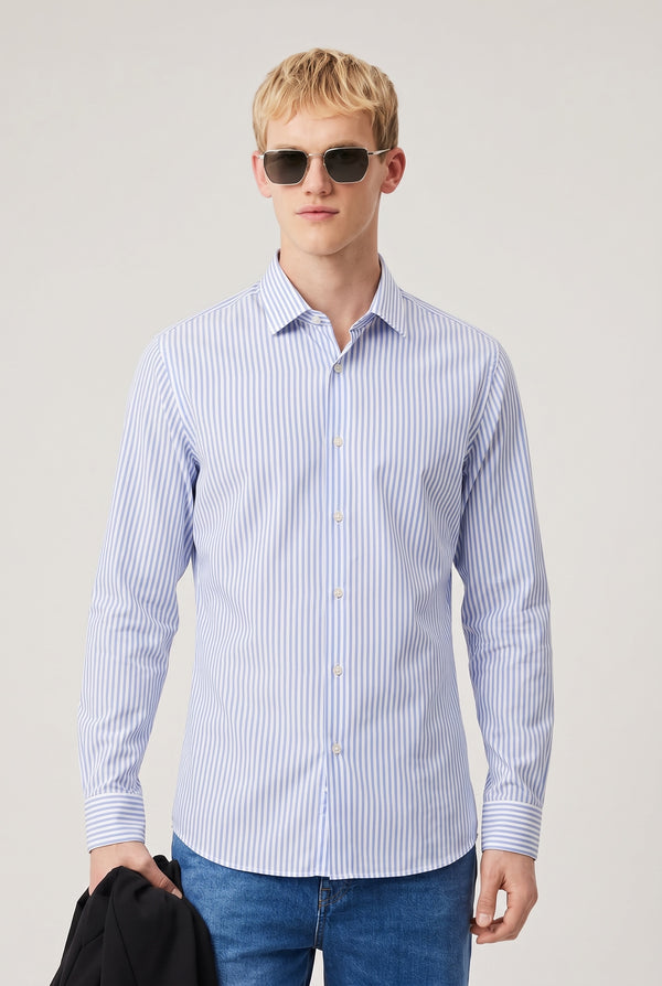 Zara Stripe Slim Fit Shirt