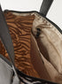 Cavalli Class Animal Print Large Tote Bag with Double Handle and Zip Closure