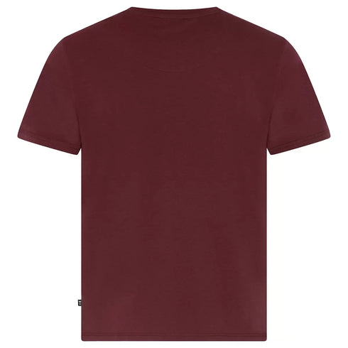TED BAKER BASIC T SHIRT BURGUNDY