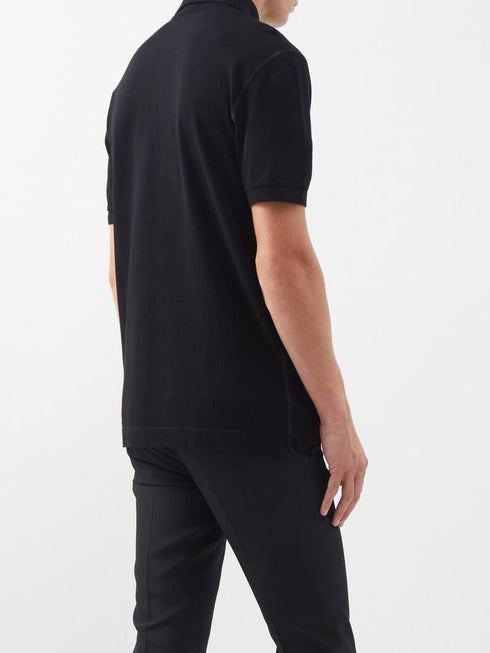 Dolce & Gabbana Pique Polo black