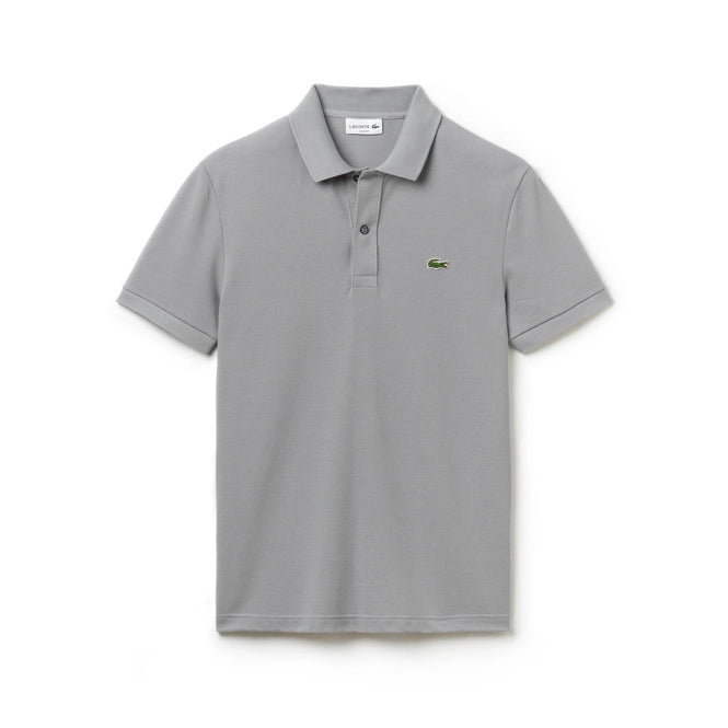 Lacoste Classic Fit Piqué Polo Shirt Grey
