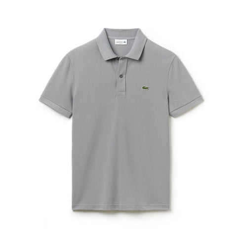 Lacoste Classic Fit Piqué Polo Shirt Grey