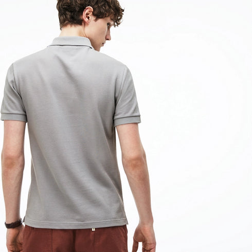 Lacoste Classic Fit Piqué Polo Shirt Grey