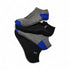 Ralph Lauren Men's Athletic 4-Pair Low Cut Socks Black/Gray/Blue