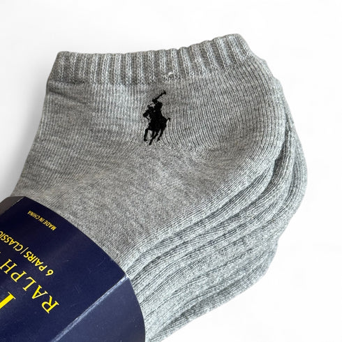 Ralph Lauren Classic Sport Quarter Socks Pack Of 6