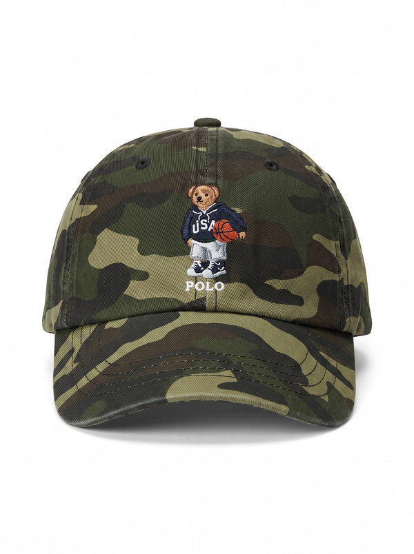 RALPH LAUREN CAMO BEAR CAP