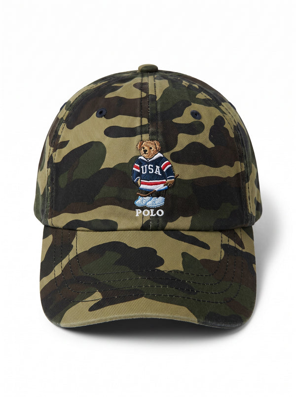 RALPH LAUREN POLO BEAR CAMO CAP