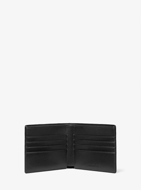 Michael Kors Signature Logo Wallet and Reversible Belt Gift Set