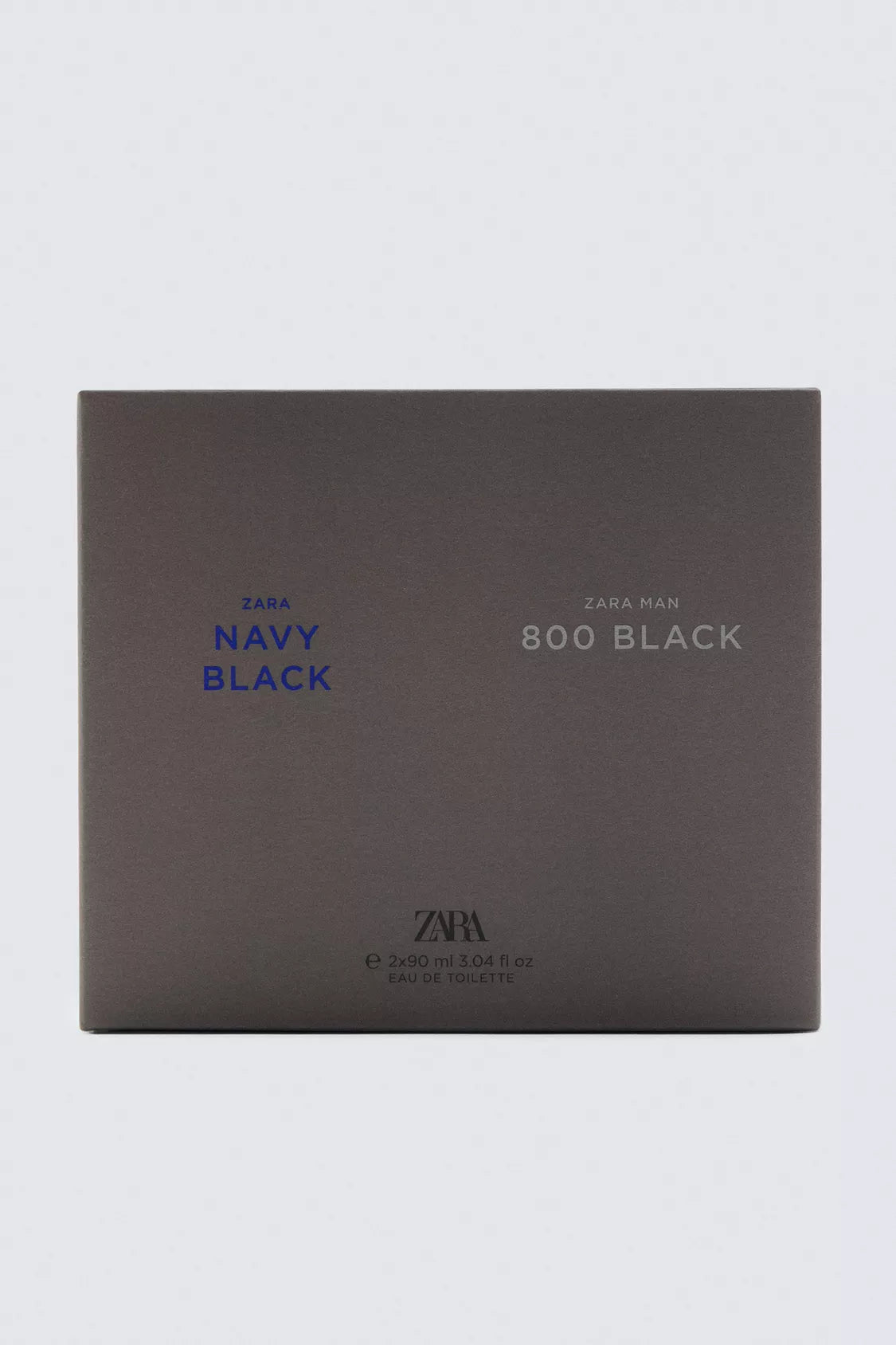 ZARA MAN NAVY BLACK + ZARA MAN 800 BLACK EDT 2X 90 ML (3.0 FL. OZ)