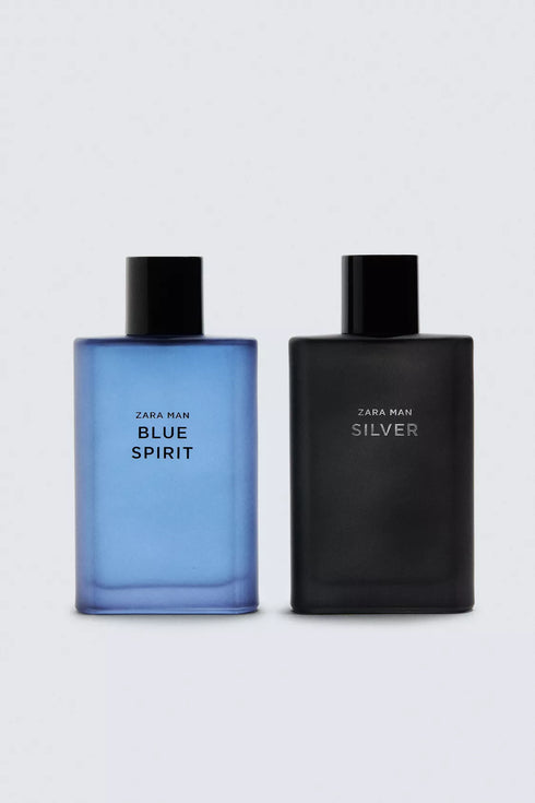ZARA MAN SILVER + BLUE SPIRIT EDT 2 X 90 ML (3.04 FL. OZ)