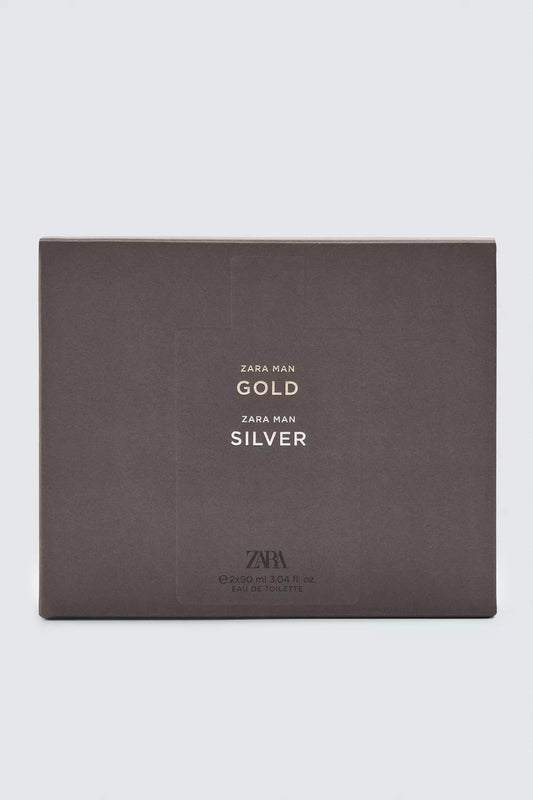 ZARA SILVER + GOLD EDT 2 X 90 ML (3.4 FL. OZ
