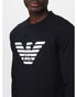 EMPORIO ARMANI MODAL-BLEND SWEATSHIRT WITH LOGO PRINT