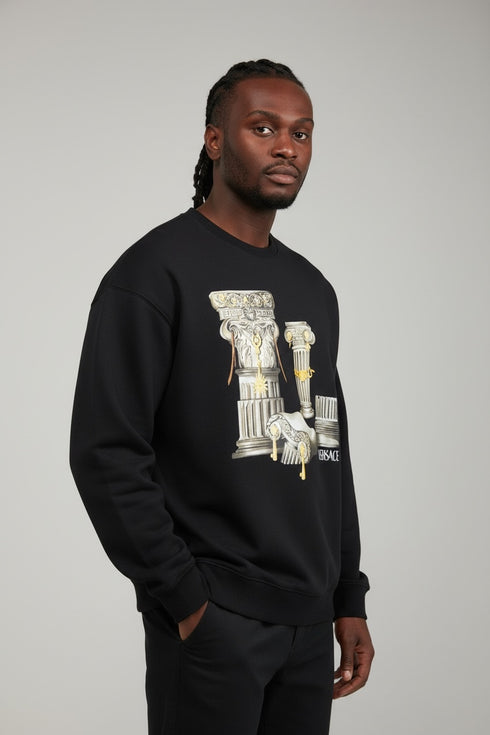 VERSACE
COLUMNS-PRINT COTTON SWEATSHIRT