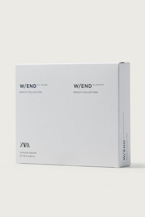 ZARA W/END TILL 8:00 PM + W/END TILL 3:00 AM EDT 100 ML + 100 ML / 3.38 OZ