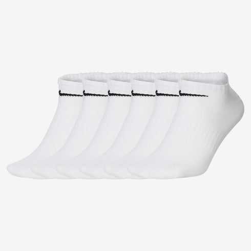 NIKE COTTON WITH DRI-FIT TECHNOLOGY WHITE SOCK PACK OF 6