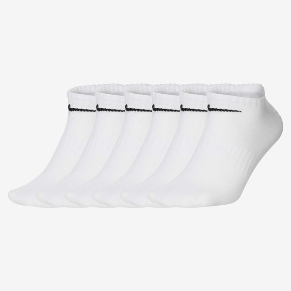 NIKE COTTON WITH DRI-FIT TECHNOLOGY WHITE SOCK PACK OF 6