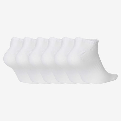 NIKE COTTON WITH DRI-FIT TECHNOLOGY WHITE SOCK PACK OF 6