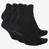 NIKE COTTON WITH DRI-FIT TECHNOLOGY BLACK SOCK PACK OF 6