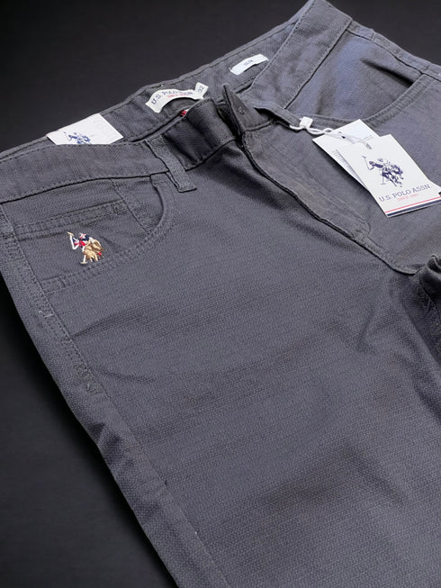 U.S.POLO ASSN. TEXTURE COTTON SLIM FIT