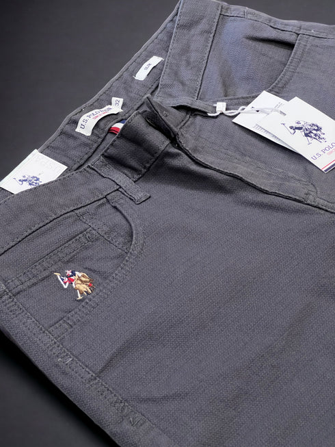 U.S.POLO ASSN. TEXTURE COTTON SLIM FIT
