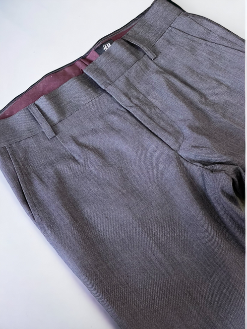 H&M CHARCOAL DRESS PANTS