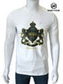 RALPH LAUREN CREW NECK PRINTED T-SHIRT - WHITE