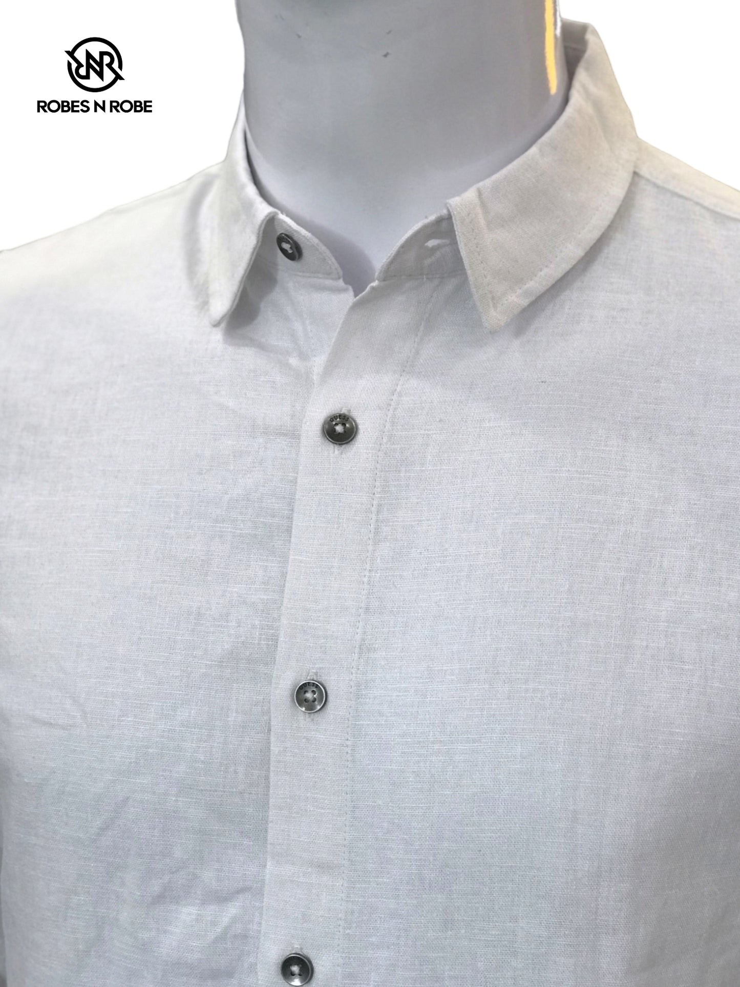 GUESS LINEN SHIRTS REGULAR FIT