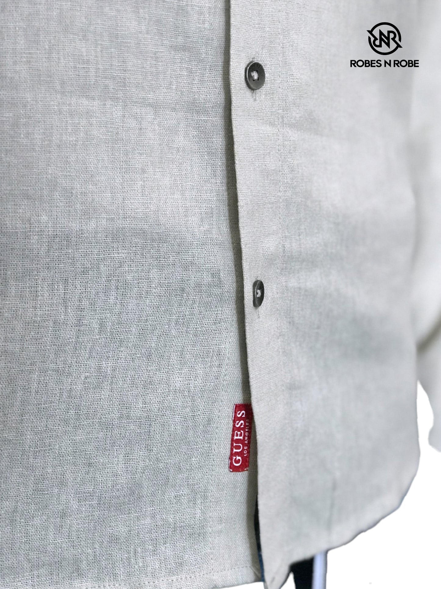 GUESS LINEN SHIRTS REGULAR FIT