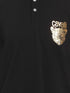 CAVALLI CLASS TIGER LOGO BLACK POLO