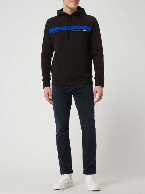 BOSS x Porsche hoodie made of cotton model 'Seeger' in black