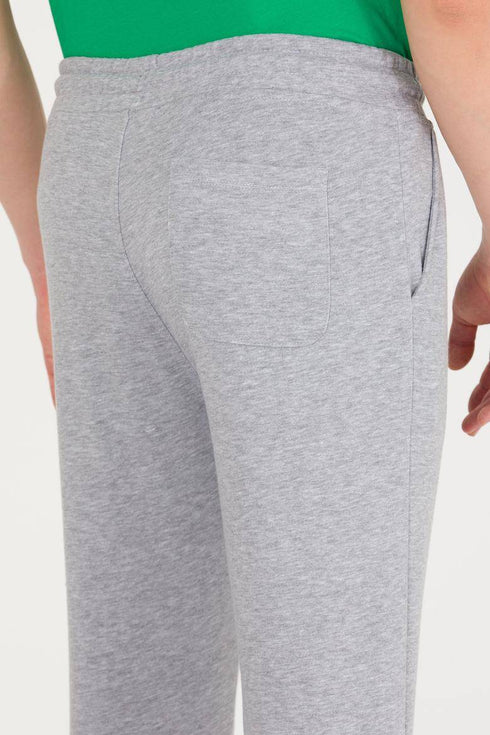 USPA Men's Gray Melange Sweatpants