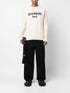BALMAIN INTARSIA-KNIT LOGO JUMPER