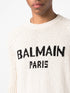 BALMAIN INTARSIA-KNIT LOGO JUMPER