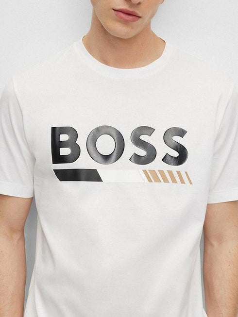 BOSS
T-Shirt White mit Label-Print