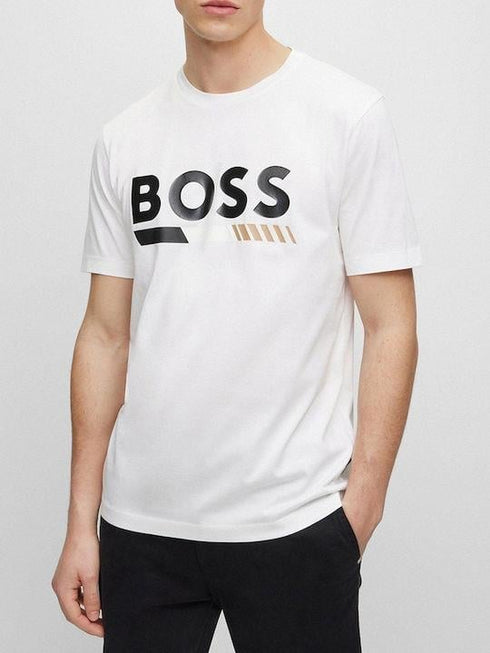 BOSS
T-Shirt White mit Label-Print
