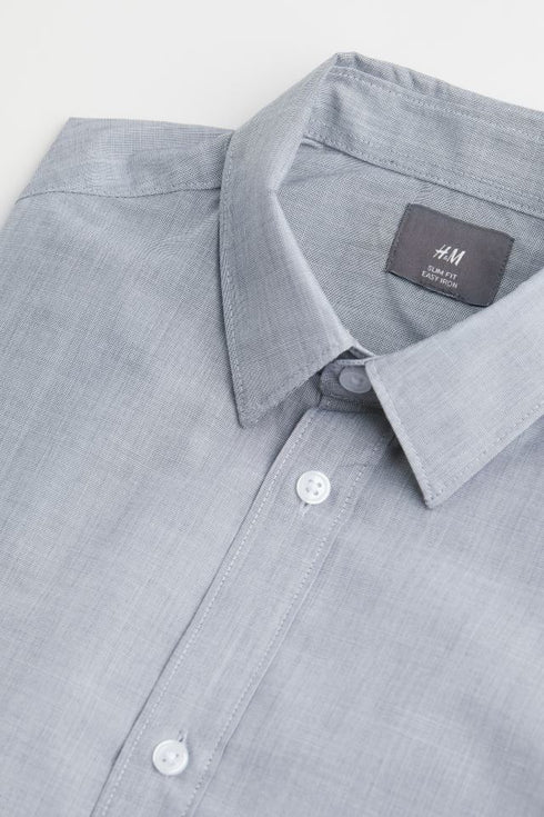 H&M EASY IRON SHIRT SLIMFIT
