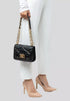 MICHAEL KORS SERENA SMALL QUILTED LEATHER CROSSBODY BAG (BLACK)